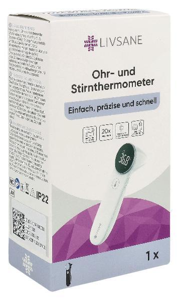 LIVSANE Termometro auricolare e frontale (1 pz)
