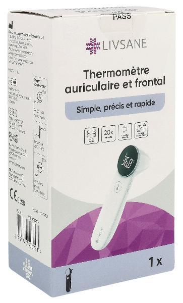 LIVSANE Termometro auricolare e frontale (1 pz)