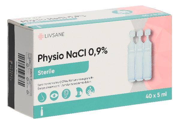 LIVSANE Physio NaCl 0.9 % Sterile Ampoules (40x5ml)