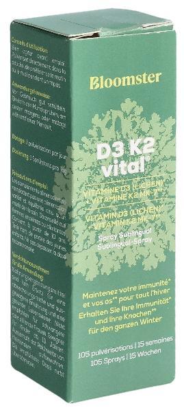 Bloomster D3 K2 Vital Spray sublingual (15 ml)