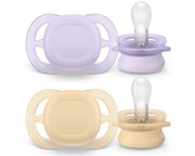 Philips Avent Ultra Start Nuggi 0-2 Monate orange/lila (2 Stk)