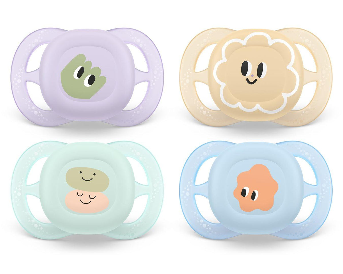 Philips Avent Ultra Start Nuggi 0-2 Monate Farben assortiert, gemustert (2 Stk)