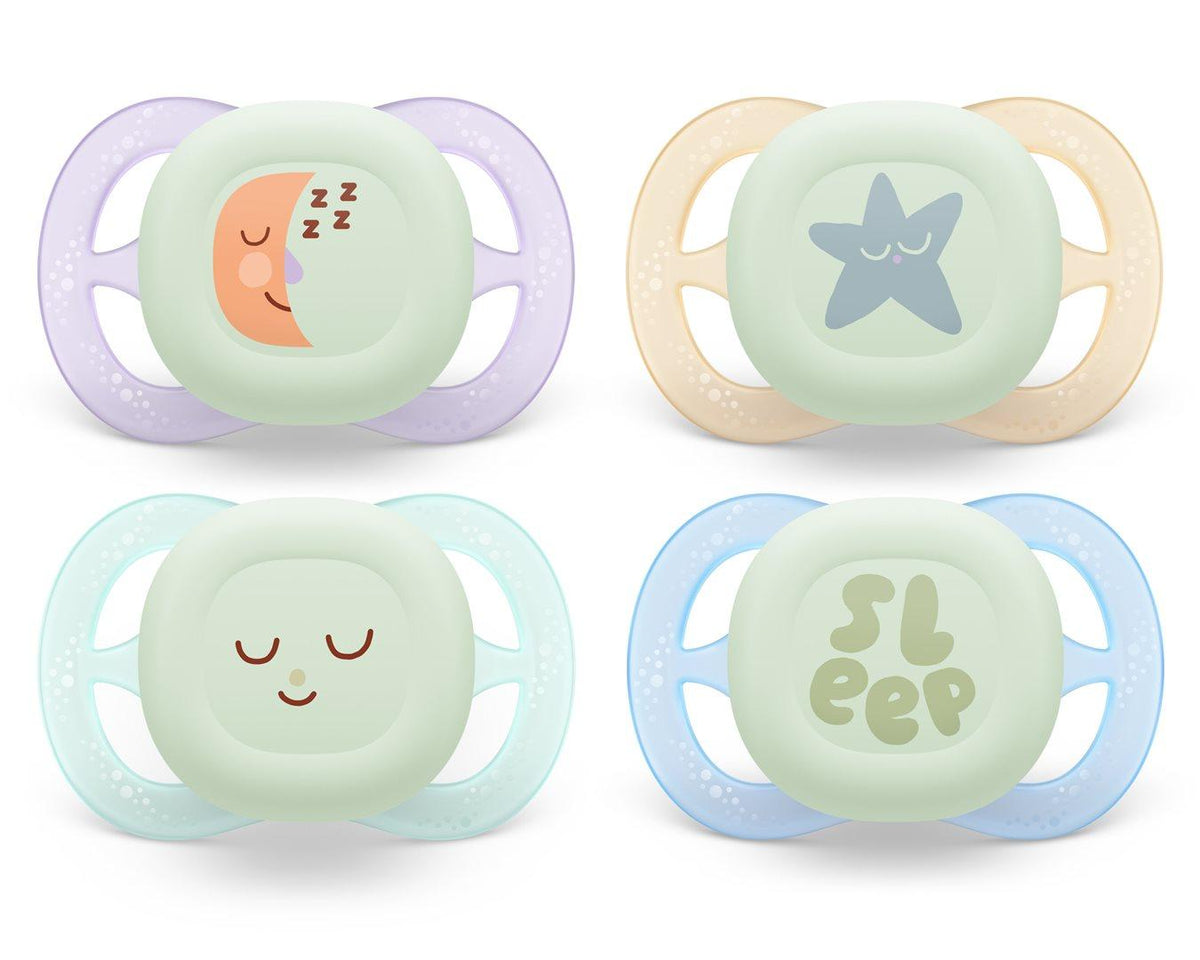 Philips Avent Ultra Start Night Nuggi 0-2 Monate (4 Stk)