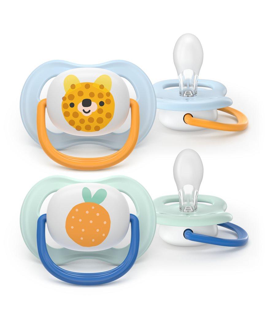 Philips Avent Ultra Air Nuggi 0-6 Monate Tiger/orange (2 Stk)