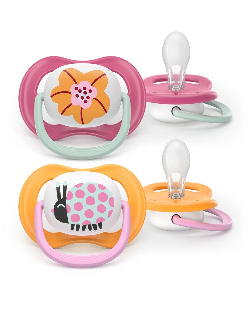 Philips Avent Ultra Air Nuggi 6-18 Monate Blume (2 Stk)
