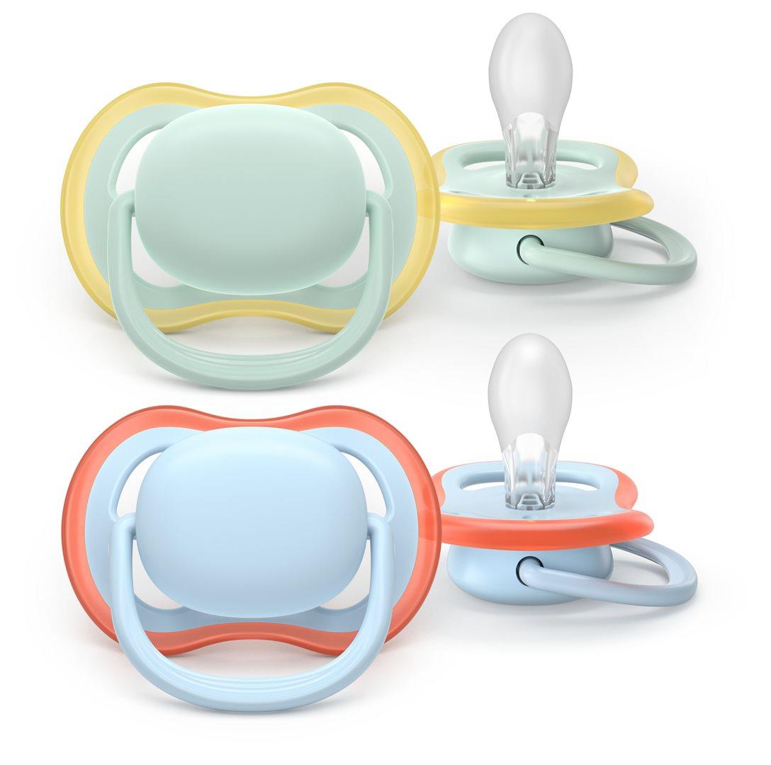 Philips Avent Ultra Air Nuggi 0-6 Monate grün/blau (2 Stk)