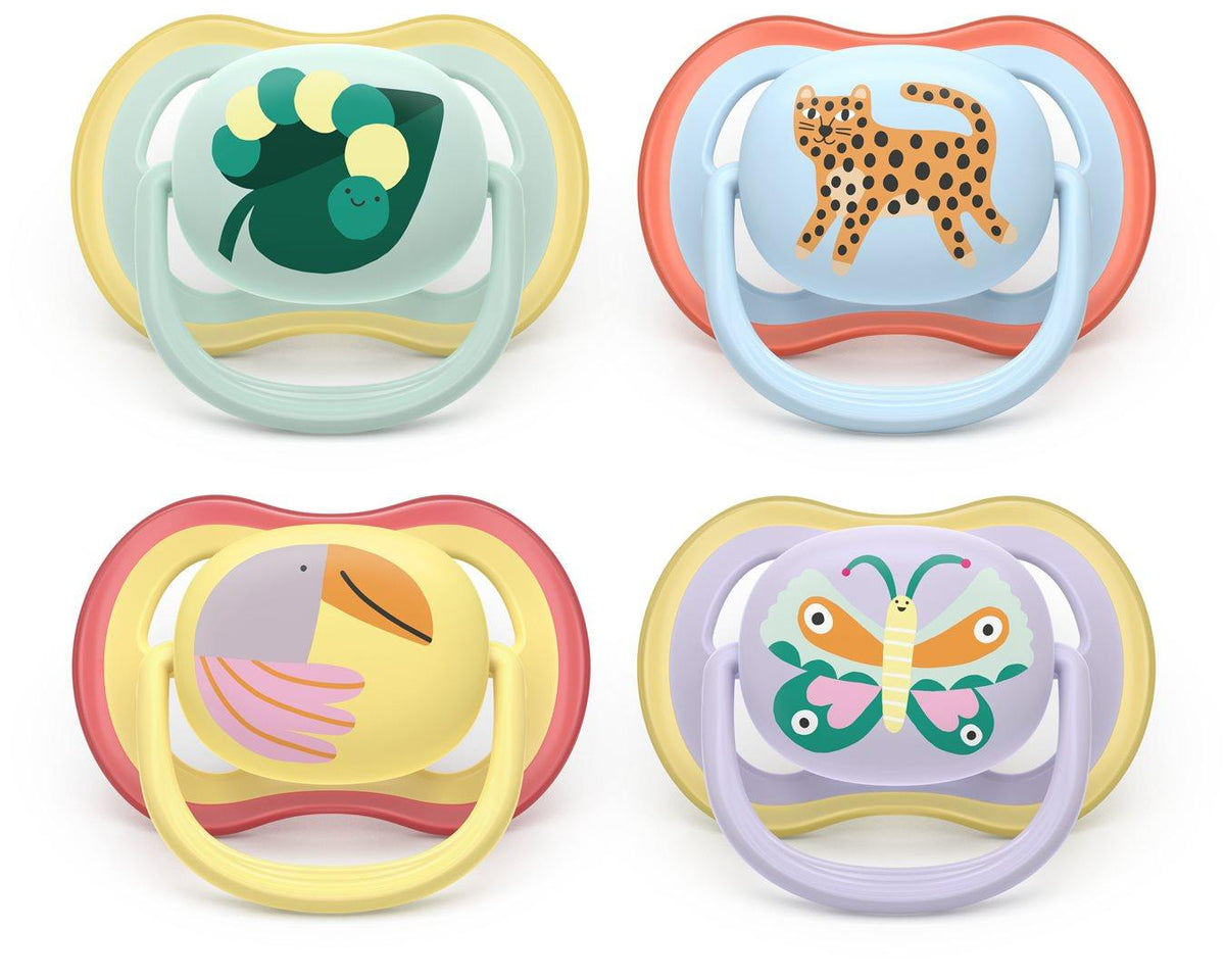 Philips Avent Ultra Air Nuggi 0-6 Monate Raupe (2 Stk)
