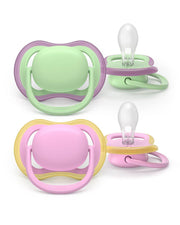 Philips Avent Ultra Air Nuggi 6-18 Monate grün/rosa (2 Stk)