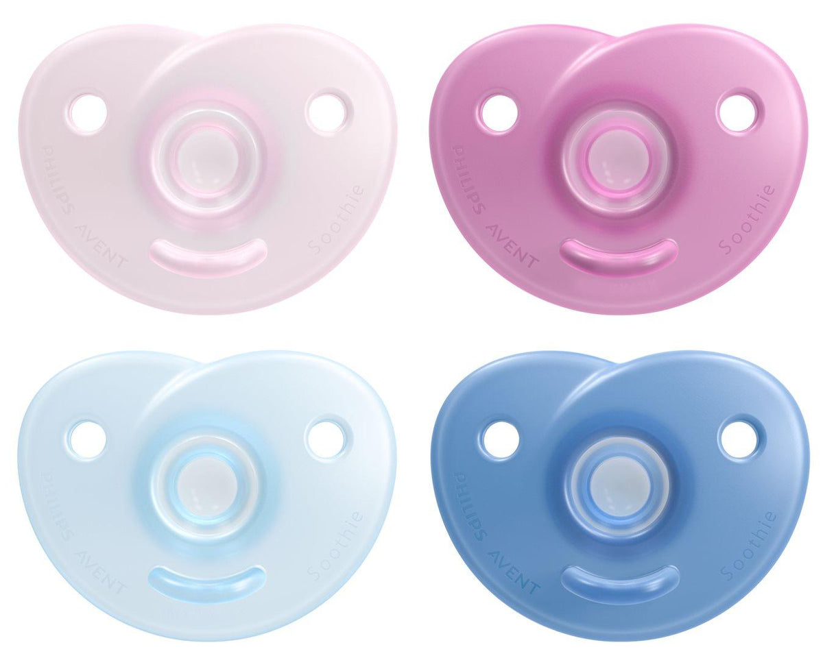 Philips Avent Soothie Heart Nuggi 0-6 Monate Farben assortiert (2 Stk)