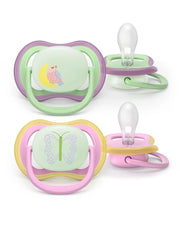 Philips Avent Ultra Air Night Nuggi 6-18 Monate Vogel (2 Stk)