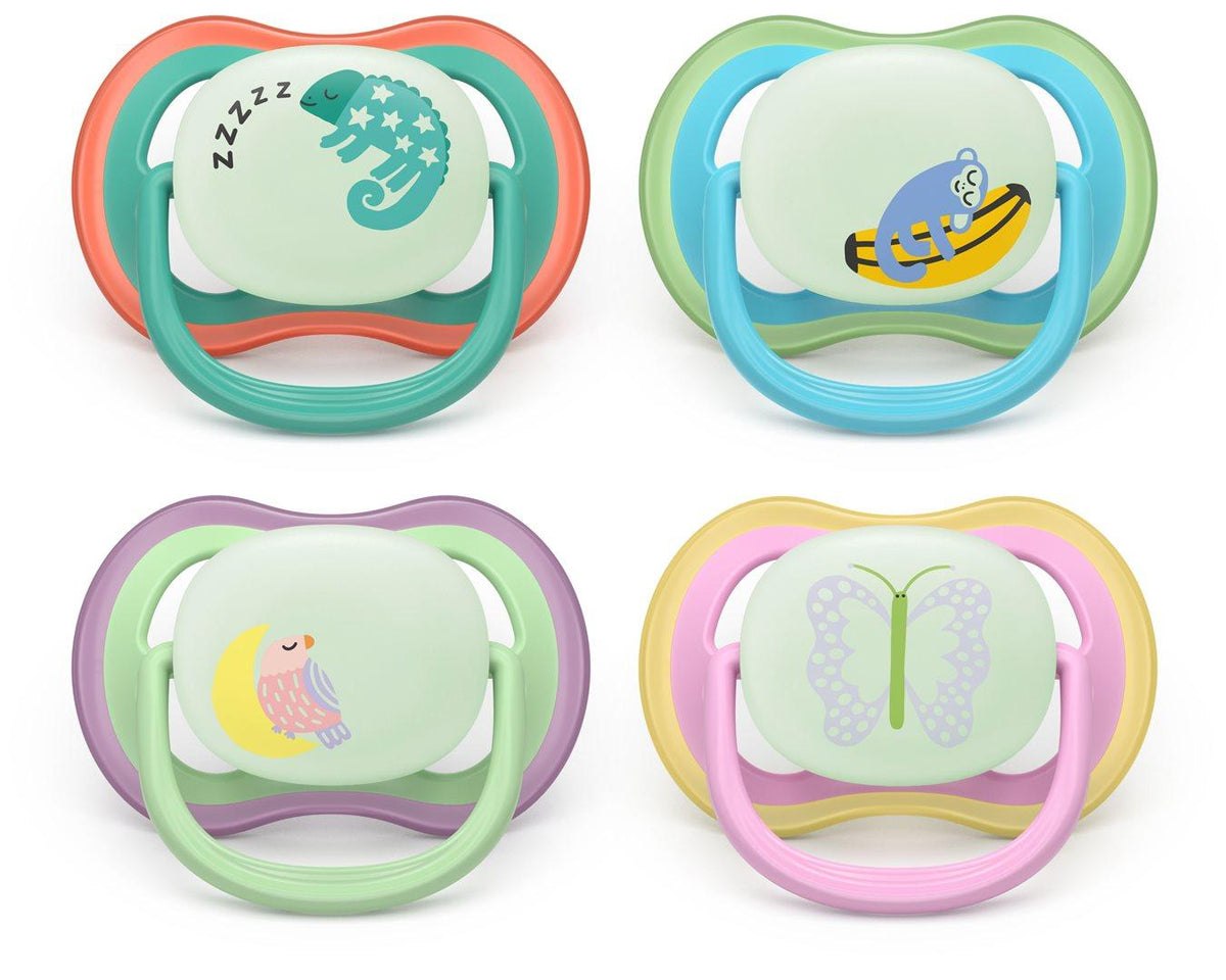 Philips Avent Ultra Air Night Nuggi 6-18 Monate Affe (2 Stk)