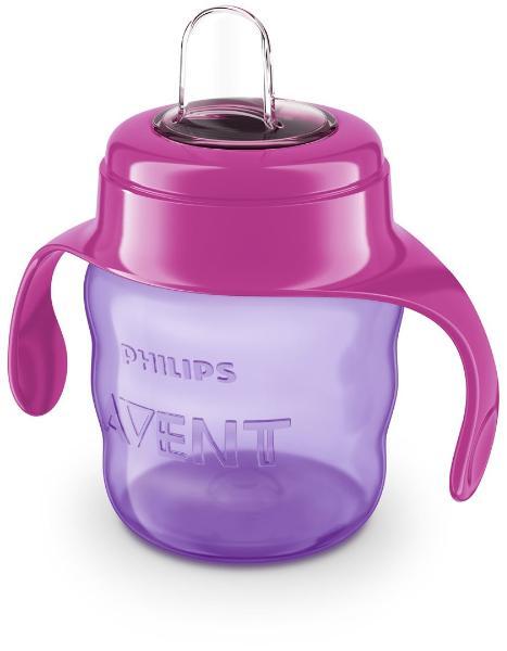 Philips Avent Sippy Cup pink/purple 6M+ (200ml)