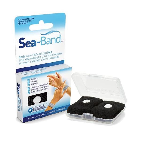 Sea-Band Bracelet d'acupression adultes noir (1 paire)