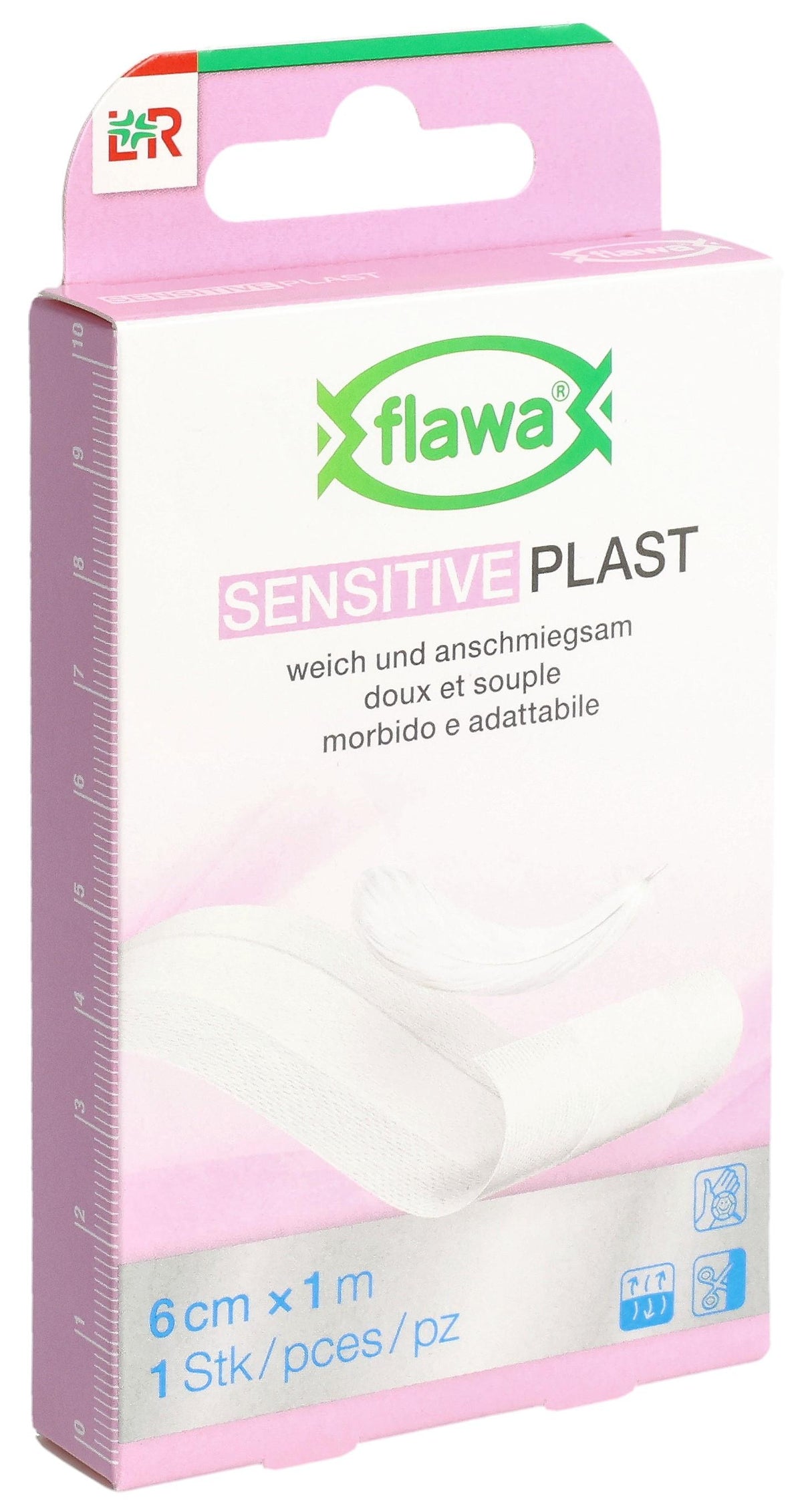Flawa Sensitive Plast Pflaster 6cm x 1m (1 Stk)