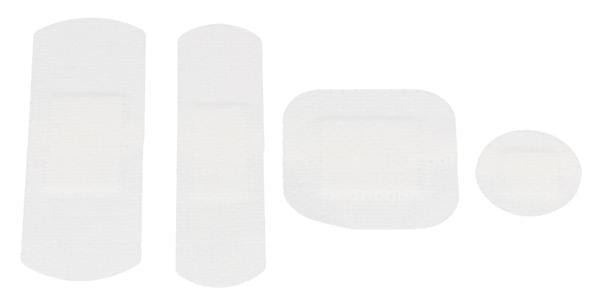 FLAWA Sensitive Plast Adhesive Strips, 4 sizes (20 pcs)