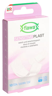 Flawa Sensitive Plast Pflasterstrips 2 Grössen (10 Stk)