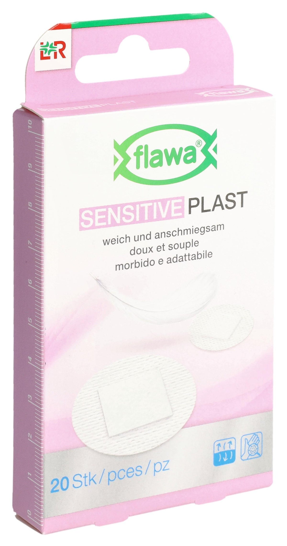 Flawa Sensitive Plast Pflaster rund 2.2cm (20 Stk)