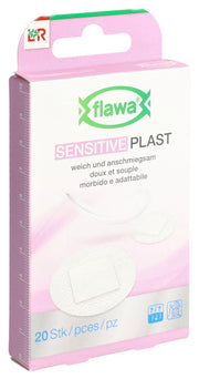 Flawa Sensitive Plast Pflaster rund 2.2cm (20 Stk)