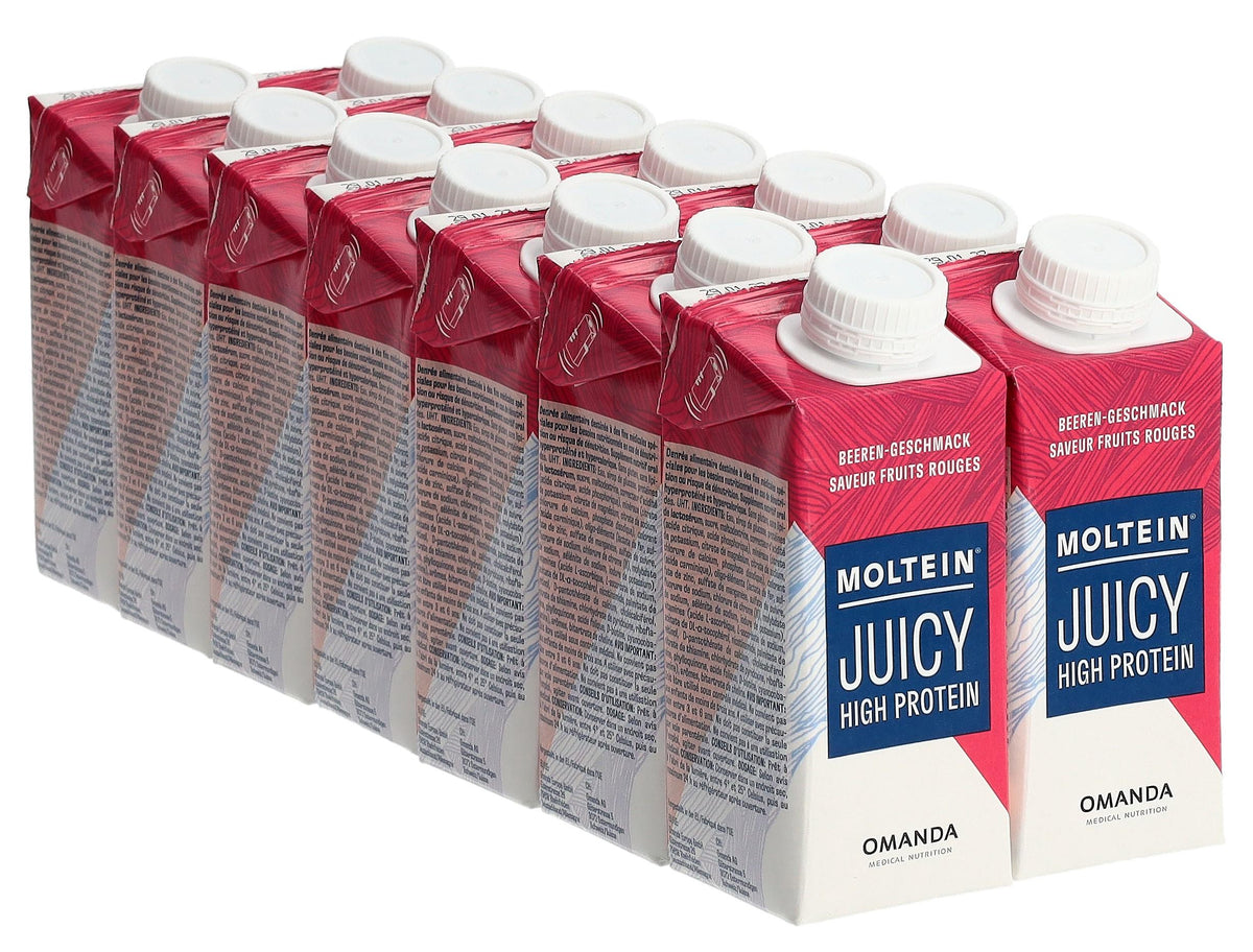Moltein Juicy High Protein Beeren (14 x 200ml)