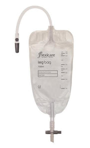 FLEXICARE Urine Bag 750ml 30cm Outlet Non-Return Valve (10 pcs)