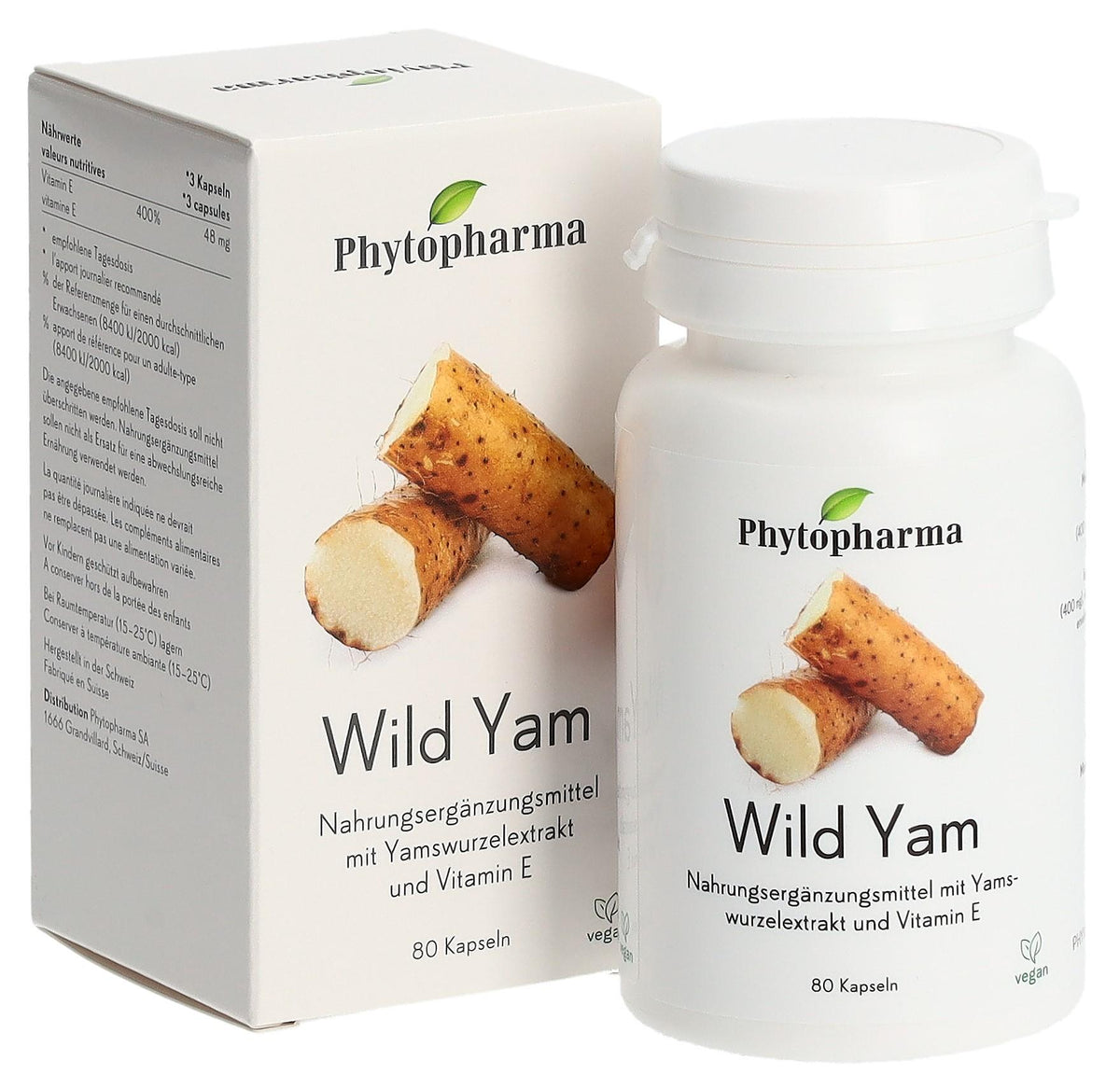 Phytopharma Wild Yam Kapseln (80 Stk)
