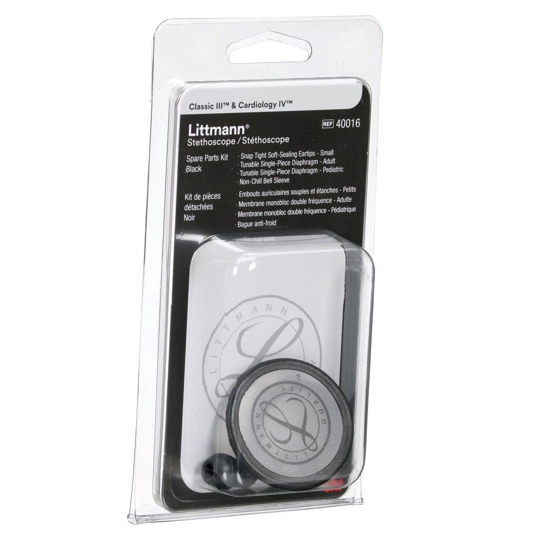 3M Littmann Stethoskop Ersatzteil-Set Classic III schwarz (1 Set)