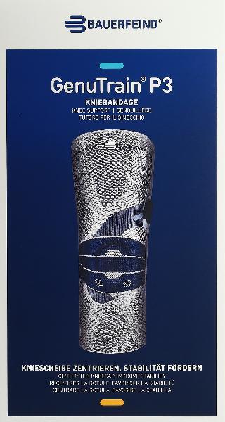 Bauerfeind GenuTrain P3 Aktivbandage Gr2 links titan (1 Stk)