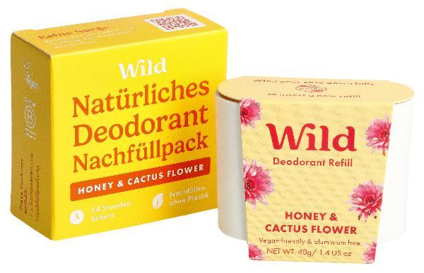 Wild Deo Stick Nachfüllung Honey & Cactus Flower (40g)