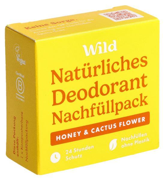 Wild Deo Stick Nachfüllung Honey & Cactus Flower (40g)