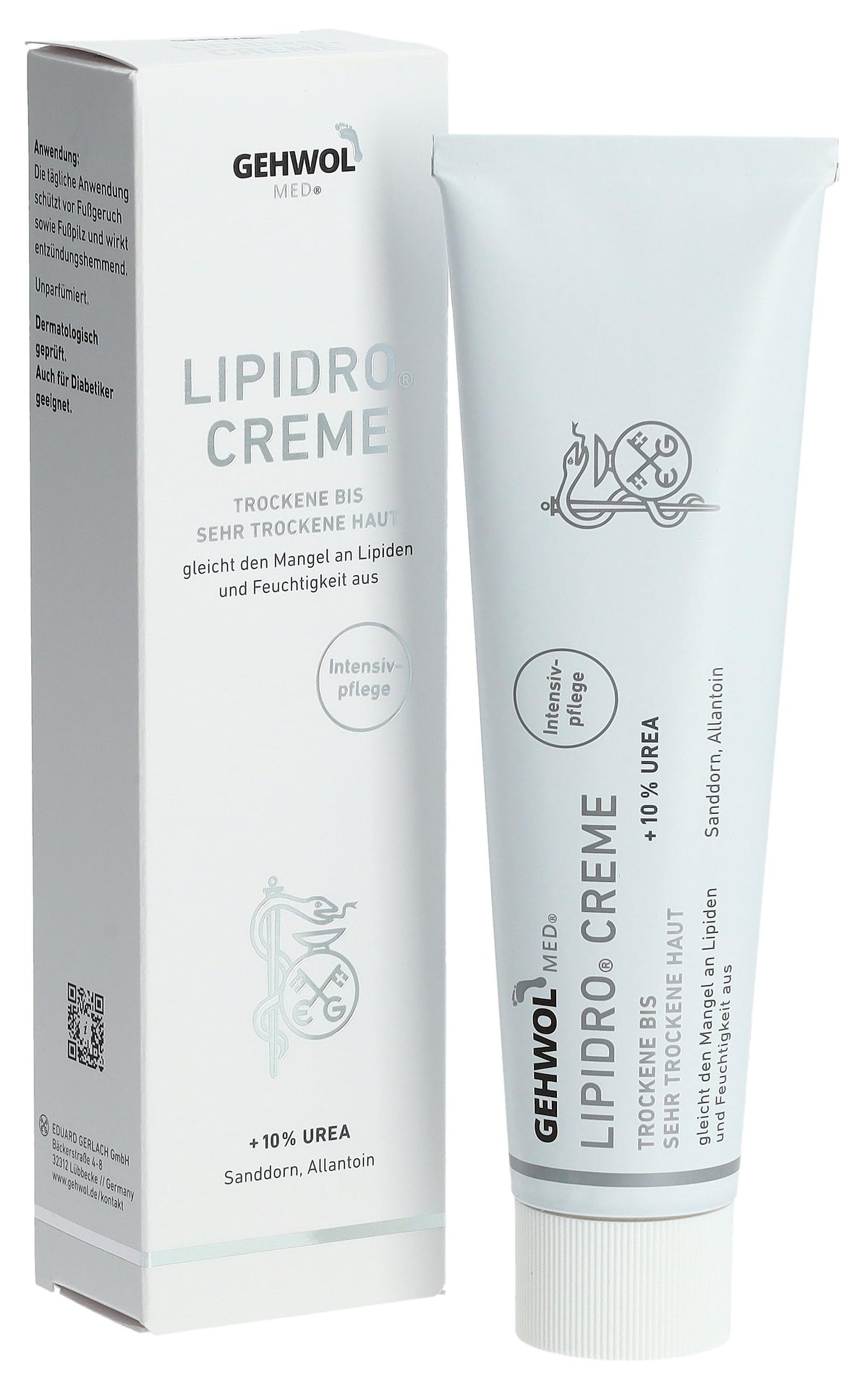 GEHWOL med Crème Lipidro à 10% d'Urée (125ml)