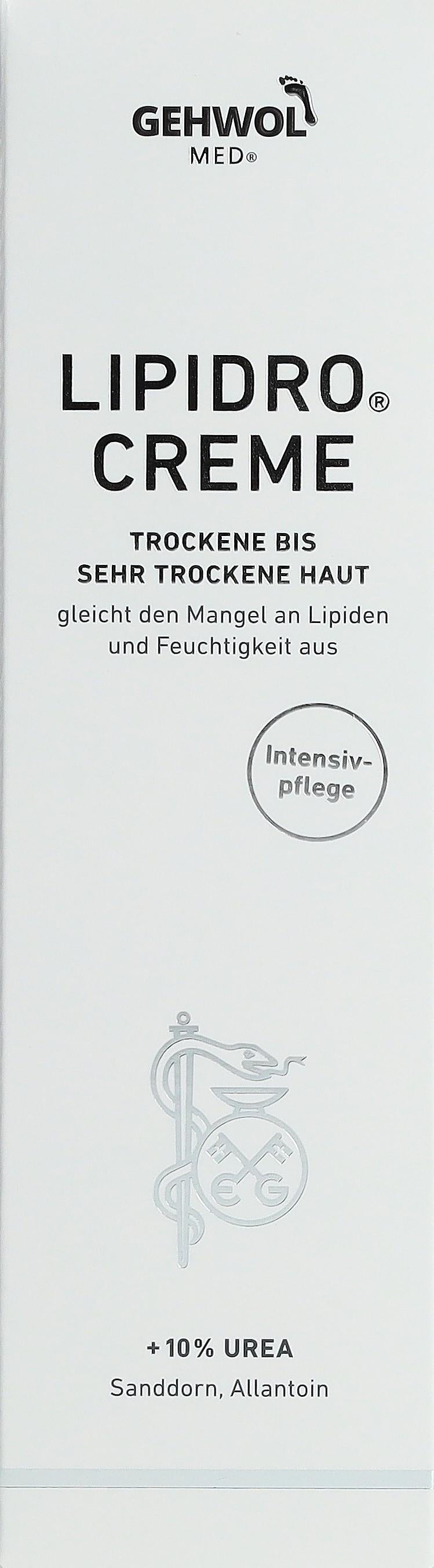 GEHWOL med Crème Lipidro à 10% d'Urée (125ml)