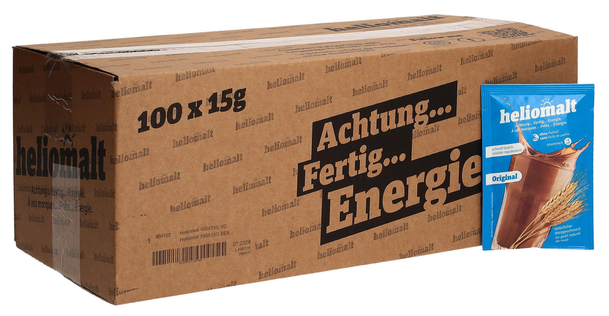 Heliomalt Original Pulver Portionenbeutel (100 x 15g)