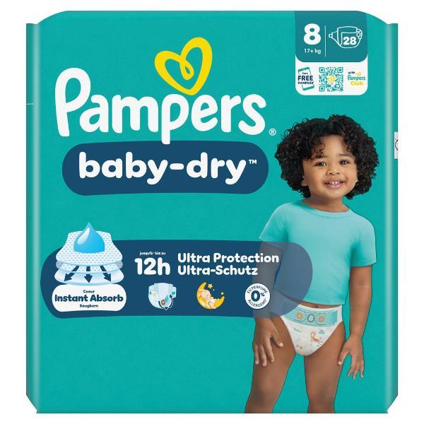 Pampers Baby Dry Gr.8 17+kg (28 Stk)