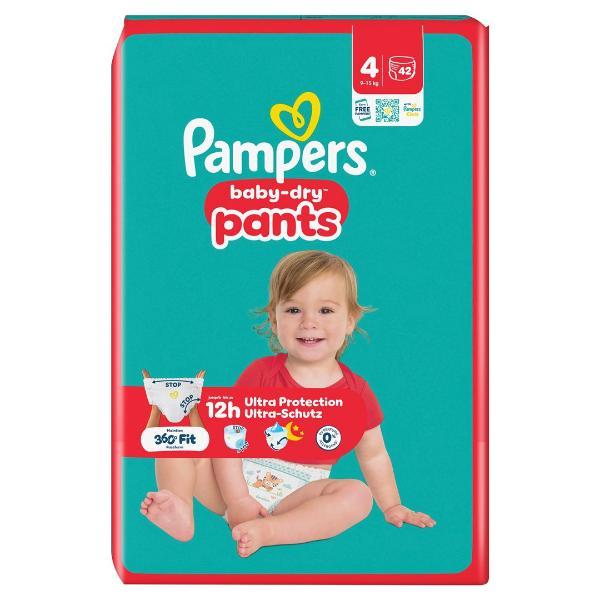 Pampers Baby Dry Pants Size 4 9-15kg Economy Pack