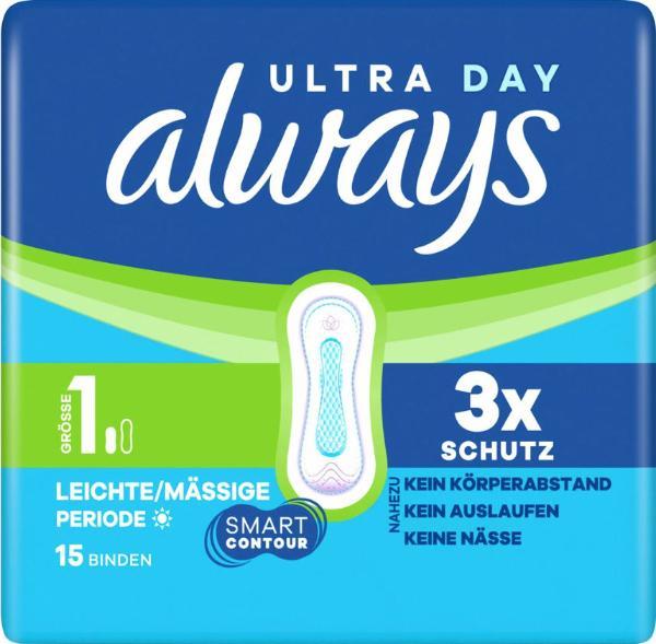 Always Ultra Binde Gr1 Normal (15 Stk)