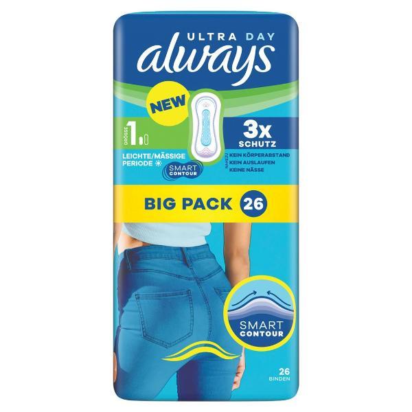 Always Ultra Pad Size 1 Normal BigPack (26 pcs)