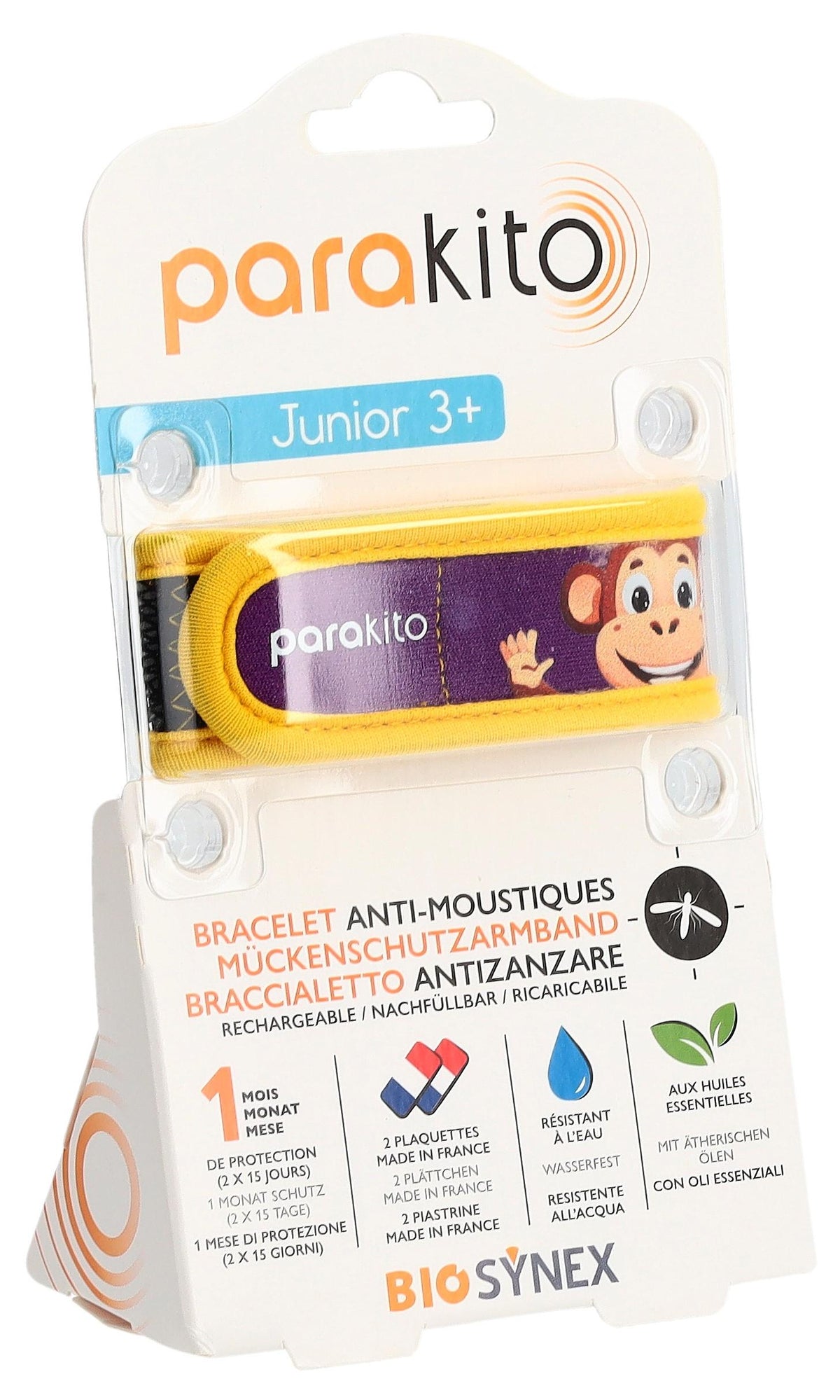 PARAKITO Mückenarmband Junior Affe (1 Stk)