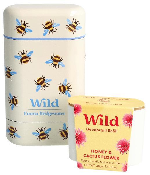 Wild Deodorant Starter Set Honey & Cactus Flower (40g)