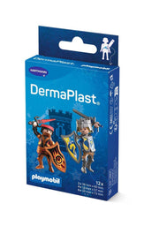 DermaPlast Playmobil Ritter Kinderpflaster 3 Grössen (12 Stk)