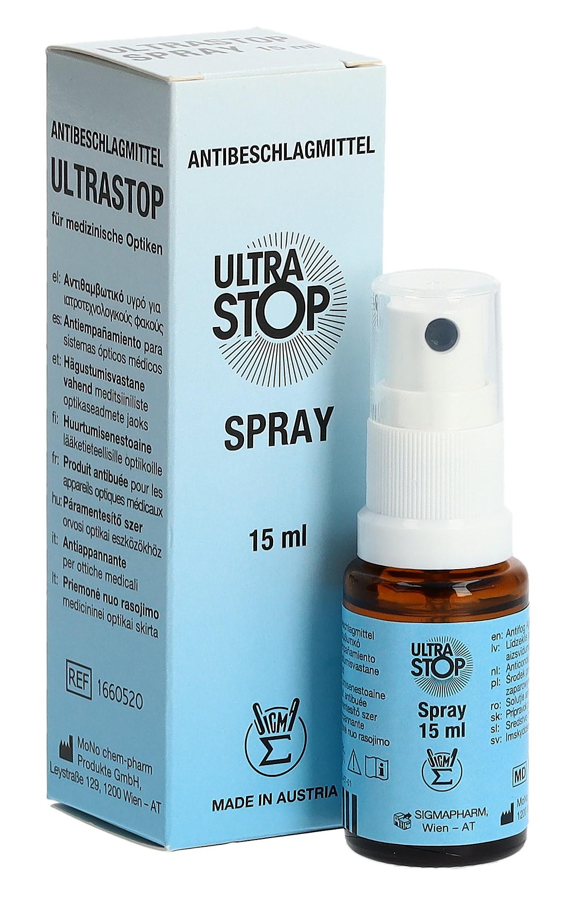 ULTRA STOP Antibeschlag Spray (15ml)