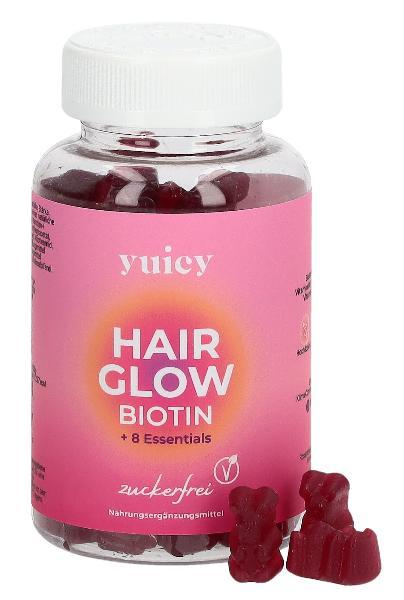 yuicy Hair Glow Biotin Gummies zuckerfrei (60 Stk)