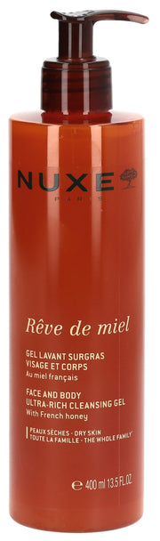 NUXE Reinigungsgel für Gesicht und Körper rückfettend (400ml)