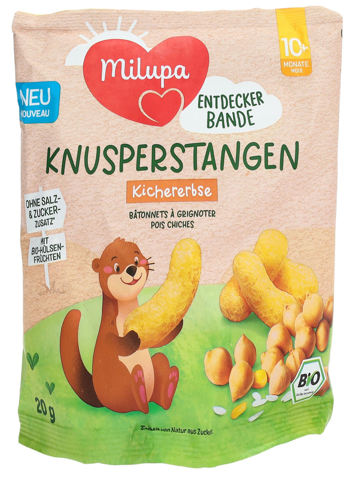 Milupa Bio Knusperstangen Kichererbse ab 10 Monaten (20g)