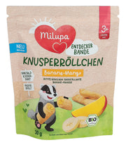 Milupa Bio Knusperröllchen Banane Mango 3+ (30g)