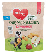 Milupa Bio Knusperröllchen Apfel Erdbeere 3+ (30g)