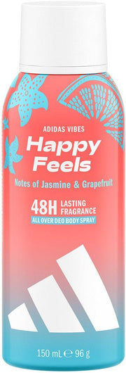 Adidas Vibes Happy Feels All Over Deo Bodyspray (150ml)
