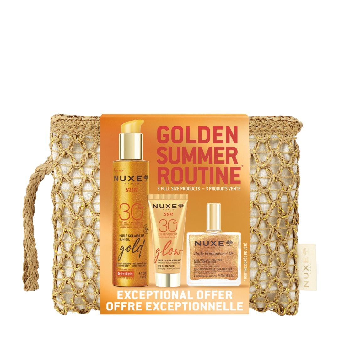 NUXE Goldene Sommer-Routine Set (3 Stk)