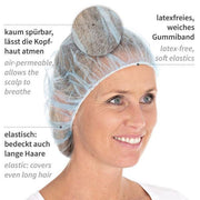 Hygonorm Beret Cap Bettina Light PP blue ø53cm (1000 pcs)