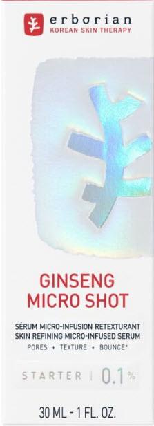 erborian KOREAN SKIN THERAPY Ginseng Micro Shot 0.1 Starter Serum (30ml)