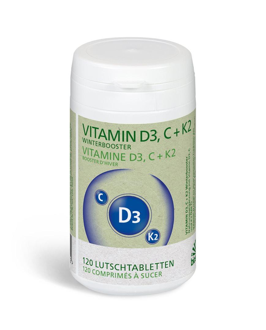 Biosana Vitamin D3, C und K2 Tabletten (120 Stk)